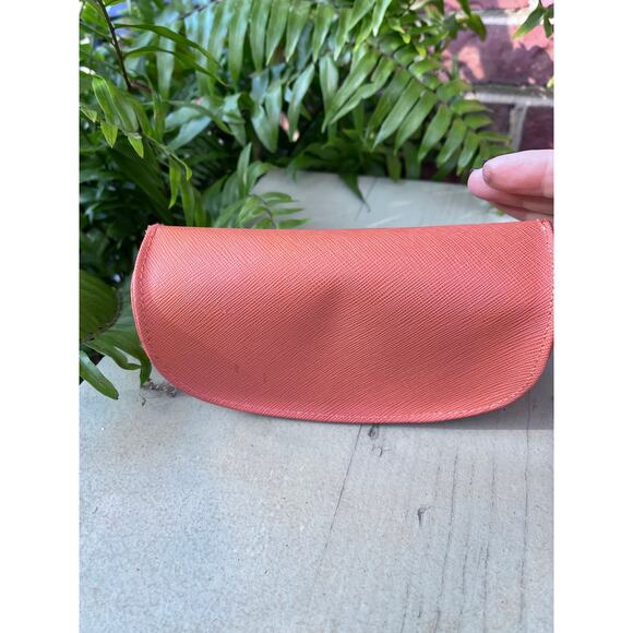 TORY BURCH Orange Semi Hard Sunglass Case - Picture 5 of 5